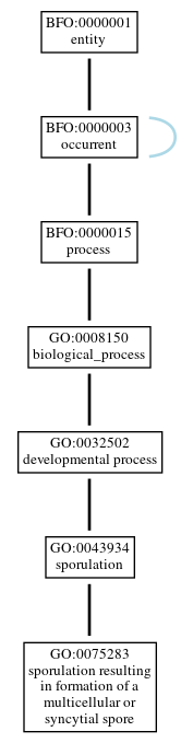Graph of GO:0075283