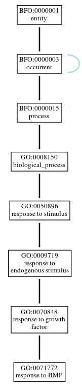 Graph of GO:0071772