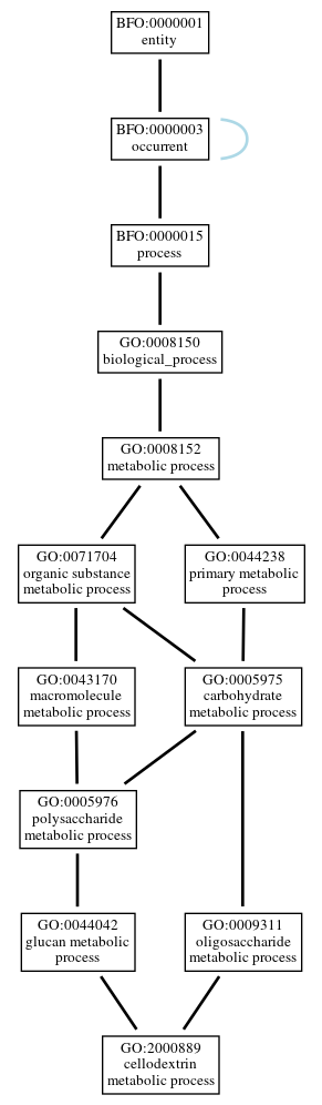 Graph of GO:2000889
