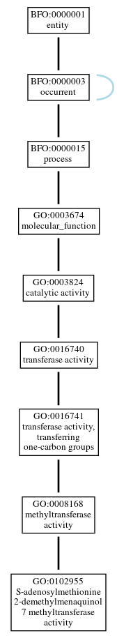 Graph of GO:0102955