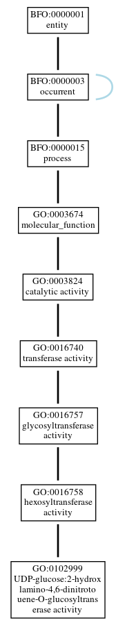 Graph of GO:0102999