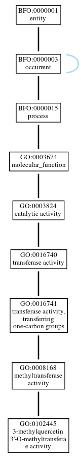 Graph of GO:0102445