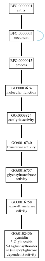 Graph of GO:0102456