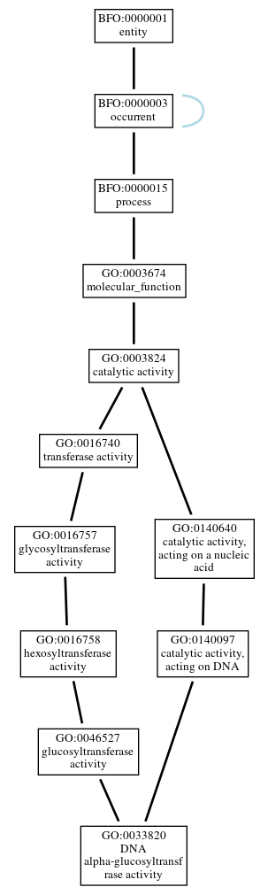 Graph of GO:0033820
