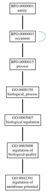 Graph of GO:0042391