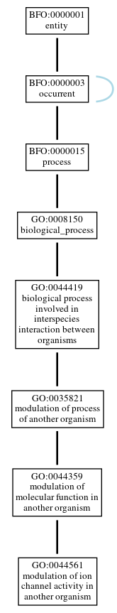 Graph of GO:0044561