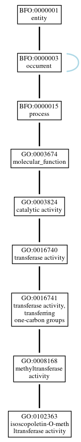 Graph of GO:0102363