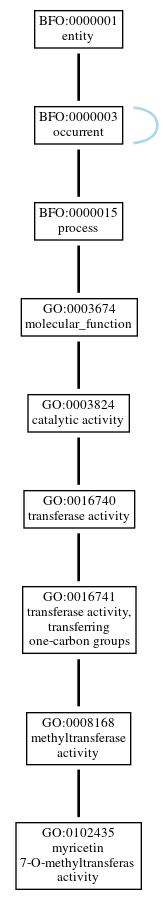 Graph of GO:0102435