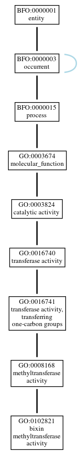 Graph of GO:0102821