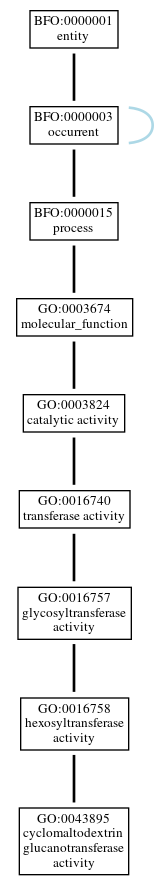 Graph of GO:0043895
